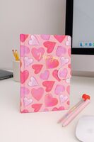 Блокнот "Love pattern" (B6; red)