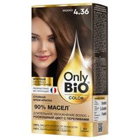 Крем-краска для волос "Only Bio Color" тон: 4.36, мокко