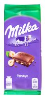 Шоколад молочный "Milka. С фундуком" (85 г)