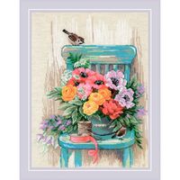 Набор для вышивания "Цветы моего сада" (300х400 мм)