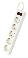 Сетевой фильтр Smartbuy One (10А; 2200 Вт; 5 розеток; 1,8 м; белый)