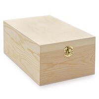 Деревянная заготовка для декорирования "Шкатулка" (4 ячейки)