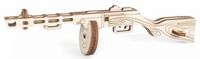 Сборная деревянная модель "Пистолет-пулемёт"