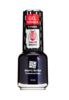 Лак для ногтей "Gel Formula" тон: 37 галактика/черно-сининй