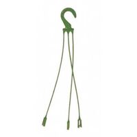 Подвес для цветочного горшка (45 см; зелёный)