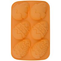 Форма силиконовая для шоколадных яиц (260х170х25 мм)