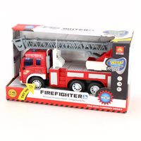 Инерционная машинка "Пожарная машина с пожарной лестницей" (арт. WY296S)