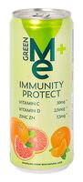 Напиток газированный "GreenMe Plus Immunity Protect" (330 мл)