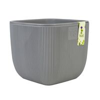 Горшок с дренажной системой "Фабио" (4,7 л; серый)