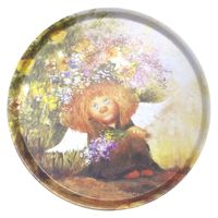Поднос металлический "Мечтатель" (330х330х21 мм)
