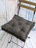 Подушка на стул "2D" (45х45 см; коричневая)
