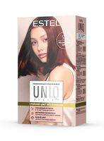 Краска-блеск для волос "Uniq Sense" тон: 5/5, светлый шатен красный