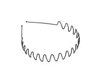 Обруч для волос "Спиралька" (арт. 0101)