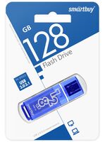 USB Flash Drive 128GB SmartBuy Glossy Dark Blue (SB128GBGS-DB)