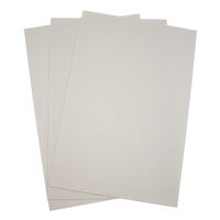 Фетр листовой жесткий (20х30 см; молочный; 3 листа)