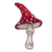 Набор для вышивания "'Магнит. Мухомор" (51х85 мм)