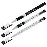 Набор ручек шариковых синих "Cute pattern" (3 шт.)