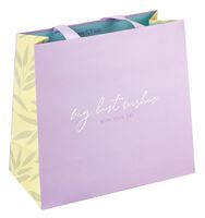 Пакет бумажный подарочный "Lavender color" (32х26х12 см)