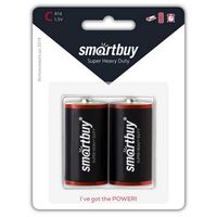 Батарейка Smartbuy R14/2B (2 шт.)