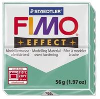 Глина полимерная "FIMO Effect" (полупрозрачный зеленый; 56 г)