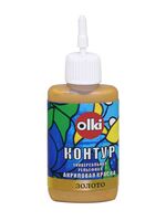 Контур акриловый "Olki" (золото; 20 мл)