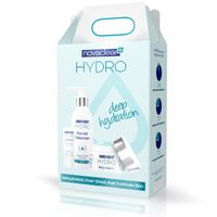 Подарочный набор "Hydro" (крем дневной, средство очищающее, бальзам для губ)