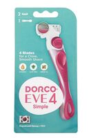 Станок для бритья "Dorco Eve 4 Simple" (+2 кассеты)