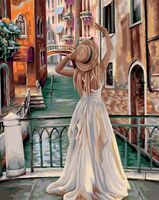 Картина по номерам "Отдых в Венеции" (400х500 мм)