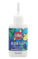 Контур акриловый "Olki" (белый; 20 мл)