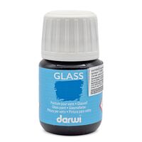 Краска акриловая для стекла "Glass" (черный; 30 мл)