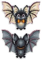 Набор для вышивания на пластиковой канве "Летучий джентльмен" (90х120 мм)