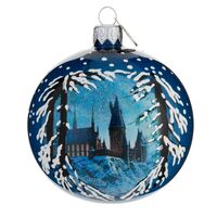 Шар ёлочный "Замак Хогвартс"