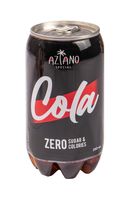Напиток газированный "Aziano Cola 0% Sugar" (350 мл)