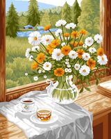 Картина по номерам "Полевые цветы" (400х500 мм)