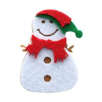 Аппликация "Украшение Снеговик"