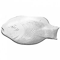 Тарелка мелкая стеклянная "Marine" (260х206 мм)