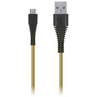 Дата-кабель Smartbuy USB – micro USB (2 м; желтый)