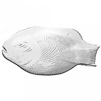 Тарелка мелкая стеклянная "Marine" (250х360 мм)