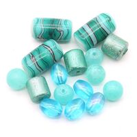 Набор стеклянных бусин "Premium" (16 шт.)