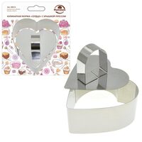 Кулинарная форма "Сердце" (80х90х40 мм)