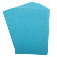 Фетр листовой жесткий (20х30 см; голубой; 12 листов)