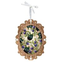 Набор для вышивания на деревянной основе "Миниатюра. Черничный лес" (100х140 мм)