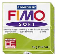 Глина полимерная "FIMO Soft" (светло-зеленый; 56 г)