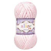 Пряжа "Velluto №31" (100 г; 68 м; детский розовый)