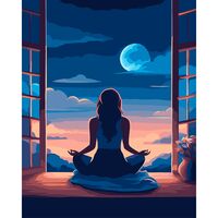 Картина по номерам "Медитация" (400х500 мм)