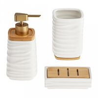 Набор для ванной комнаты "Бамбук" (3 предмета)