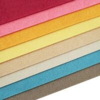 Фетр листовой жесткий "Ассорти №9" (20х30 см; 8 листов)