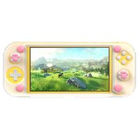 Чехол силиконовый для Nintendo Switch (бело-розовый)