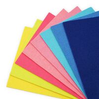 Фетр листовой мягкий "Ассорти №8" (20х30 см; 8 листов)