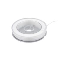 Нить-резинка для рукоделия (0,8 мм х 20 м; белый)